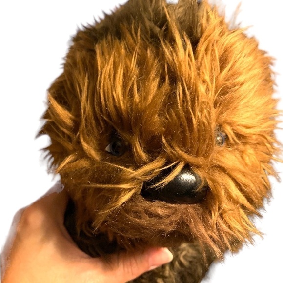 Star Wars 8" Talking Blue Eyes Chewbacca Plush WORKS Underground Toys Disney - Picture 2 of 5